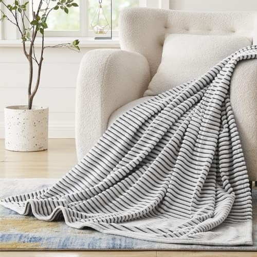 Cymula Fleece Throw Planta para sofá, cobertor macio de tamanho duplo para cama de cama com cobertores fofos