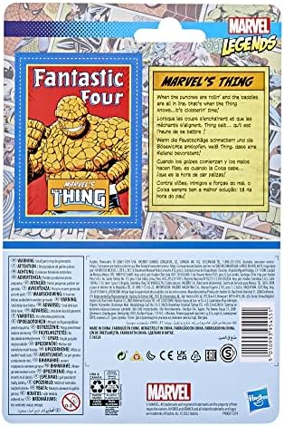 Marvel Legends Série de 3,75 polegadas Retro 375 Coleção Coisa de ação Figura brinquedo