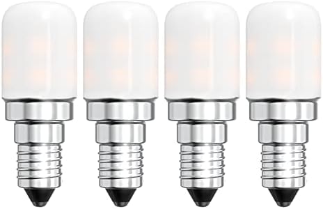 lâmpadas de 15 watts de 15 watts, lâmpadas de lâmpada de sal 15 watts para refrigerador de água, substituição de lâmpadas incandescentes e12 15w, 2W 110-130V cor macia não minúscula 4