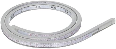 Alvin - Truflex, curva flexível de alumínio leve, régua de desenho multiuso para desenho, planejamento e design,