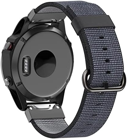 Dzhtus 22mm liberação rápida nylon watchband strap for garmin fenix 6x 6 pro smartwatch watch easyfit wrist fenix