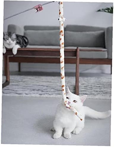 Froiny 1pc Funny Cat Toy com Bell Funny Cat Stick Toy Worm Toys para divertir gatos de estimação