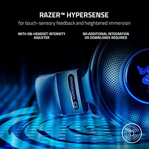 Razer Kraken V3 Pro HyperSense Wireless Gaming Headset & Leatherette Memory Foam Cushions & Goliathus estendido