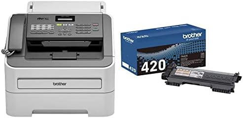 Impressora Brother MFC7240 Impressora monocromática com scanner, copiadora e fax, cinza, 12,2