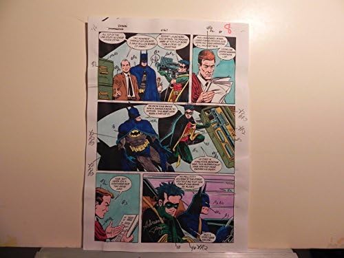 Batman Shadow Box Part 1 Guia de cores assinada por Adrienne Roy com C.O.A PG 6
