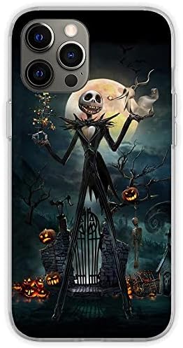 Xovive clássico The Nightmare Jack Design Halloween Caixa de telefone compatível com iPhone 13