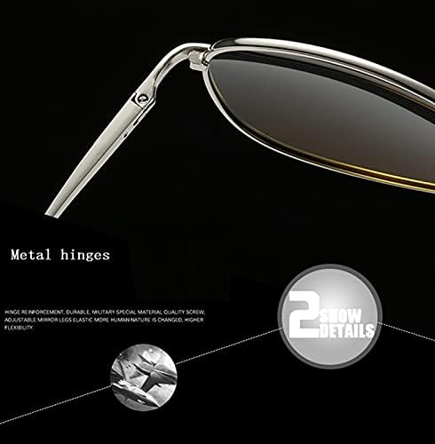 Runworld Night Driving Glasses Night Vision Aviador Anti -brilho polarizado óculos de ciclismo para homens Mulheres