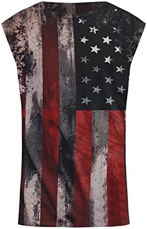 BMISEGM Summer Mens Dress Camisetas masculinas Casuais Tops American Flag Impressão
