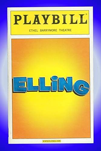 Elling, noite de abertura da Broadway Playbill + Brendan Fraser, Denis O'Hare, Jennifer Coolidge, Richard Easton, Jeremy Shamos