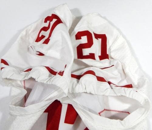 SAN FRANCISCO 49ers Keith Reasler #27 Jogo emitiu White Jersey 40 DP28785 - Jerseys não assinados da NFL usada