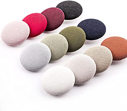 Botões TZUTOGETHER 500 para cobrir - botões redondos de tampa de alumínio para botões de fabricante de botões de tecido de tecido diy