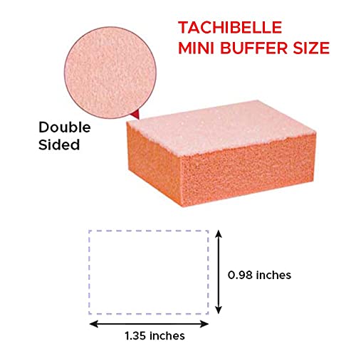 Tachibelle premium karlash unhas mini arquivo buffer de buffer laranja 100/120 grit de 2 lados