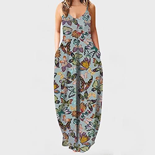 Vestido maxi de tamanho bidobibo para mulheres mangas mangas maxi vestido floral vestidos longos casuais