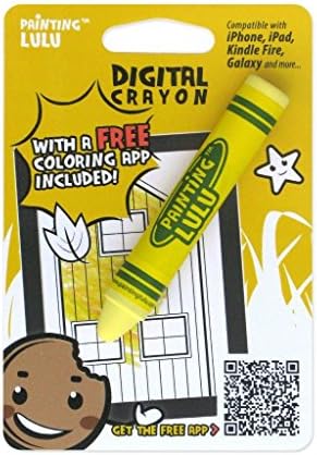 Melhor caneta para crianças - caneta de giz de cera divertida. Black Kids Stylus para iPad, tablets e telas de
