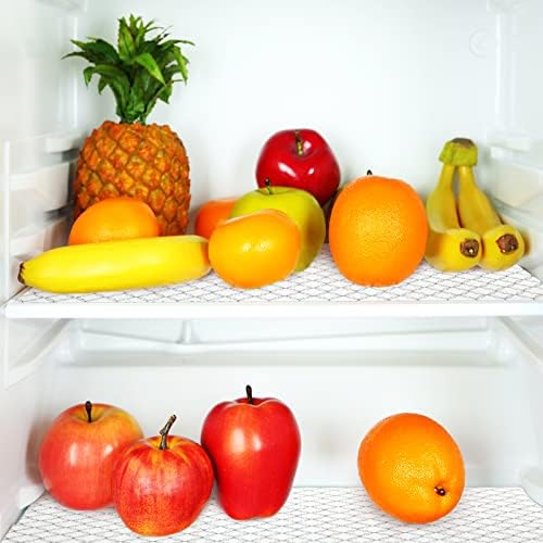 10 PCs Liners de geladeira revestimento de prateleira absorvente refrigerador tapetes de geladeira Os revestimentos