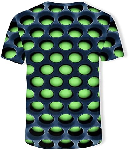UBST Mens Novelty camisetas shorts de verão Crew colleira camiseta 3d impressão gráfica legal Slim Fit Youth Street Tir.