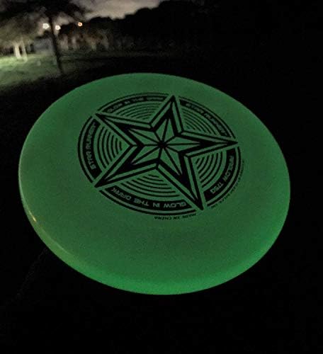 Ingear Ultimate Frisbee disco 175g Disco voador brilhante: 175 gramas de estrela do brinquedo escuro para crianças,