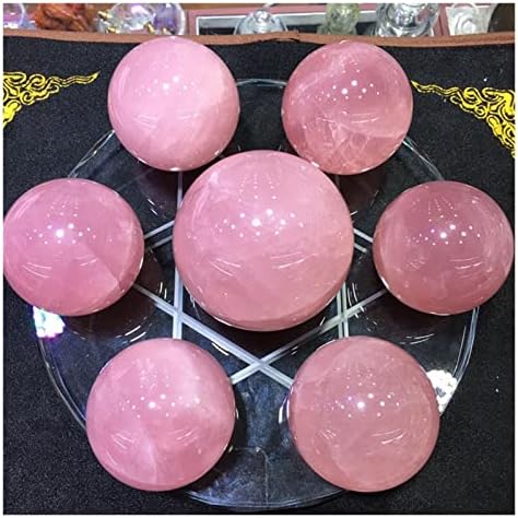 Alta qualidade rosa rosa quartzo bola de cristal esfera de 40-80mm Decoração de casa Presentes de pedra semi-preciosa
