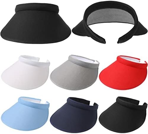 6 peças visors solar chapéus de verão