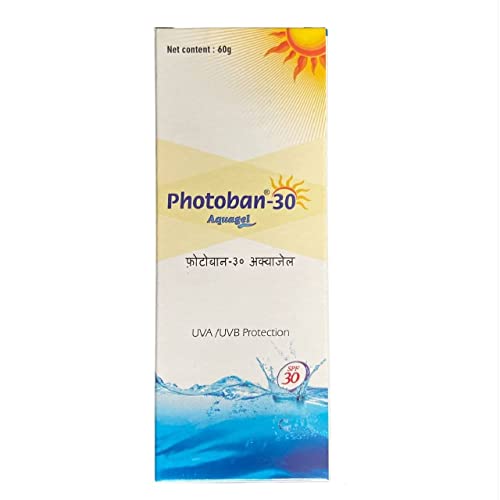 Photoban-30 Aquagel UVA/UVB Protection Sun Care Scars 60 gm