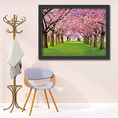 Paisagem Árvore 3D Poster Arte da parede Decoração impressa ， Bela Nature Scene Of Change Four Seasons Primavera