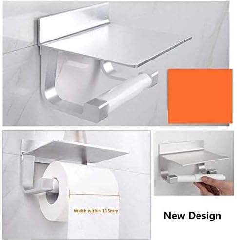 Landua Space Aluminium Papel Hotorizer, Rack de toalha de papel europeu, rack de vaso sanitário, acessórios para o banheiro