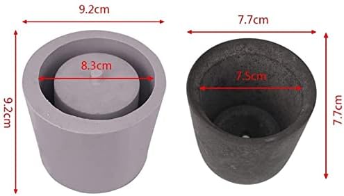 3D redondo vasos de barro de argila de molde plantador de concreto molde de silicone caseiro artesanato artesanato