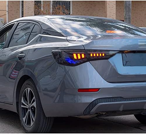 Montagem de luzes traseiras LED compatível com Nissan Sylphy/Sentra 2019 2020 2021 2022 Lâmpadas traseiras
