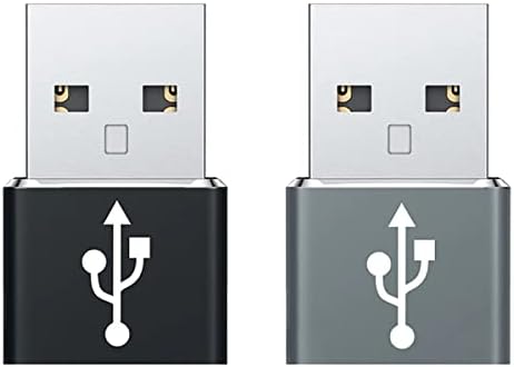 Usb-C fêmea para USB Adaptador rápido compatível com seu LG K51 para Charger, Sync, dispositivos OTG como teclado, mouse, zip, gamepad, PD