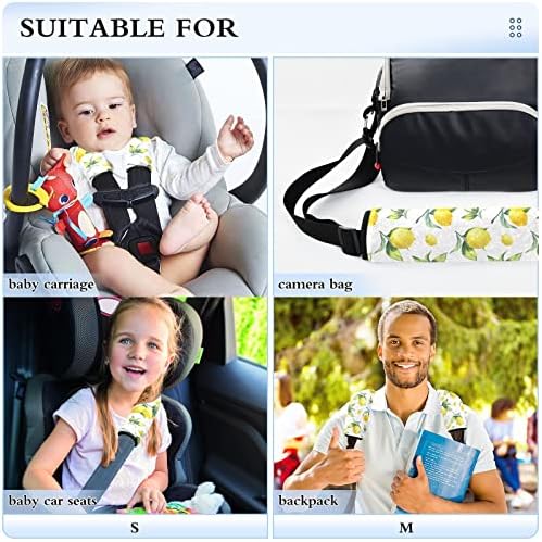 Limões Capa de cinto de segurança 2pcs Capas de cinto de segurança de carro macio para crianças