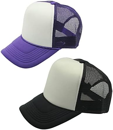 Craftman High Crown Foam Front Mesh Back Classic Trucker Hat com Snapback ajustável para homens e mulheres