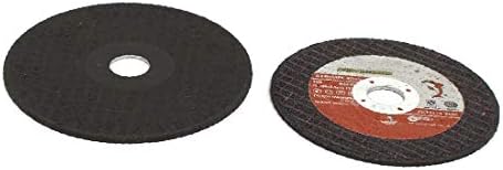 X-dree 100mmx2.5mmx16mm Rodas de corte de resina Corte de disco preto 10pcs (100mmx2.5mmx16mm ruedas de corte de resina disco cortor negro 10pcs