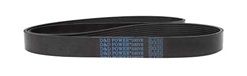 D&D PowerDrive 5pk836 Corrente de substituição padrão métrica, 33,75 Comprimento, 0,72 Largura