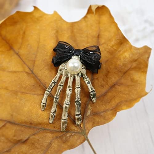 Halloween decoração de casa Halloween Squeleto fofo Hair Clip Halloween Cosplay Hairpin para Mulheres Acessório