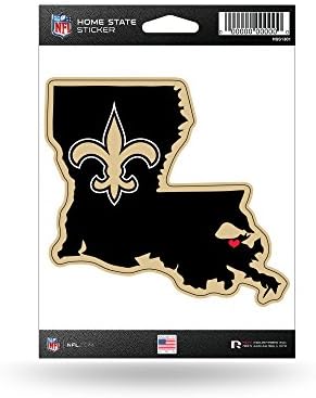 NFL RICO Industries Home State Sticker 5 x 7 Decalque estadual doméstico