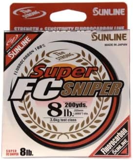 Sunline 63039816 Super FC Sniper 6 lb. Super FC Sniper, Natural Clear, 660 YD