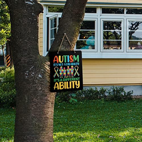 Autismo Consciência da parede Sinal, autismo é uma habilidade diferente, inspirador autismo sinal de berçário