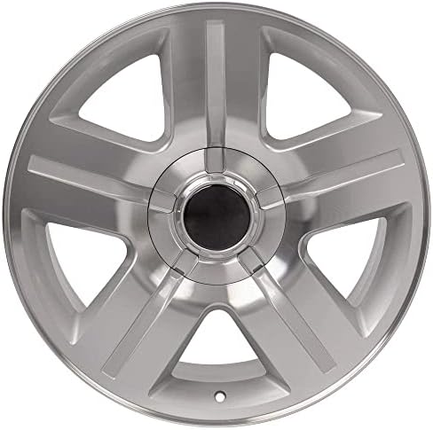 OE Wheels LLC Rim de 22 polegadas se encaixa no Chevy Silverado Texas Wheel CV84 22x9 Mach'd Wheel Hollander 5291