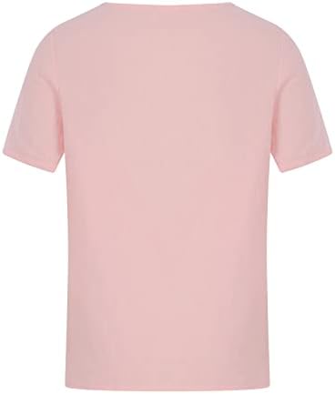Charella Pink Women Summer Summer Fall Linen Cotton Camise