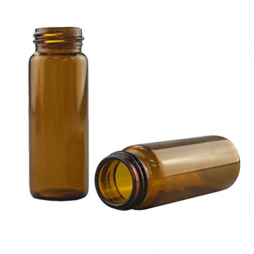 Adamas-beta âmbar amostragem de amostra de amostra de vidro garrafas de vidro 24-400 Capacidade de capacho de parafuso 30 ml de 100 pacote de 100