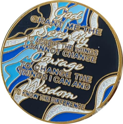 8 anos aa medalhão elegante em mármore azul e chip banhado a ouro