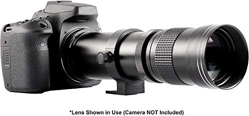 Ultimaxx 420-800mm f/8.3-16 Lente de zoom de telefoto HD para Nikon D3300, D3400, D3500, D5000, D5200, D5300, D5600, D7200, D7500, D750, D850, D500, & More Digital SLR Cameras