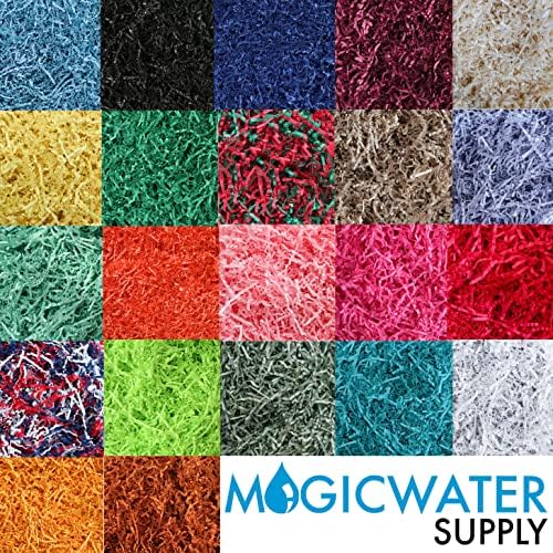 Magicwater Supply Soft & Fin Cut Crinkle Papline Shred Filler para embrulho de presentes e recheio de cesta - verde