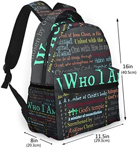 Backpack da Bíblia inspirada Backpack Christian Book Sacors para meninos Girls Elementary School