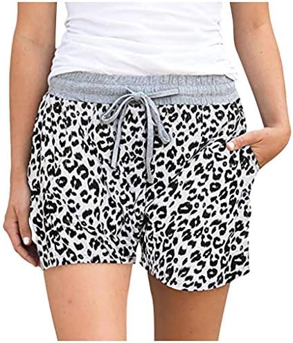 Shorts de cordão casual feminino Cantura elástica de fósforo solo de praia leve com bolsos roupas de moda 2023
