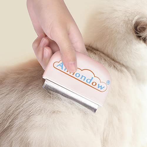 Aimondow Cat Peb, Brush de gato para derramar a limpeza, Remoção de cabelo Massageando a casca de casca