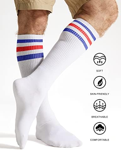 Joulli White Knee High Tube Socks 1-3 pares