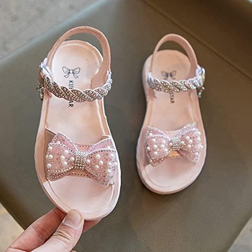 Sapatos infantis verão com sandálias de diamante moda meninas solas macias sapatos de crianças tamanhos médios sapatos de menina