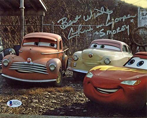 Chris Cooper Cars 3 Smokey Authentic assinado 8x10 foto autografada BAS D07455