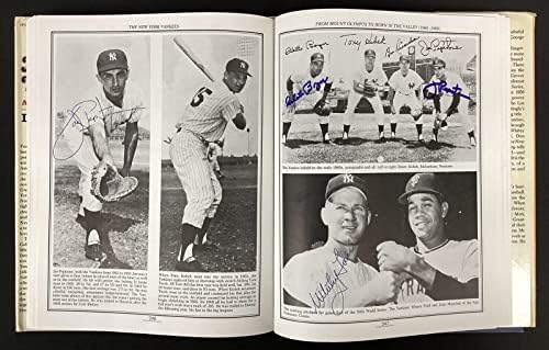 Whitey Ford assinou o livro The New York Yankees HCB P rizzuto y Berra +41 AUTOS JSA - MLB Itens diversos